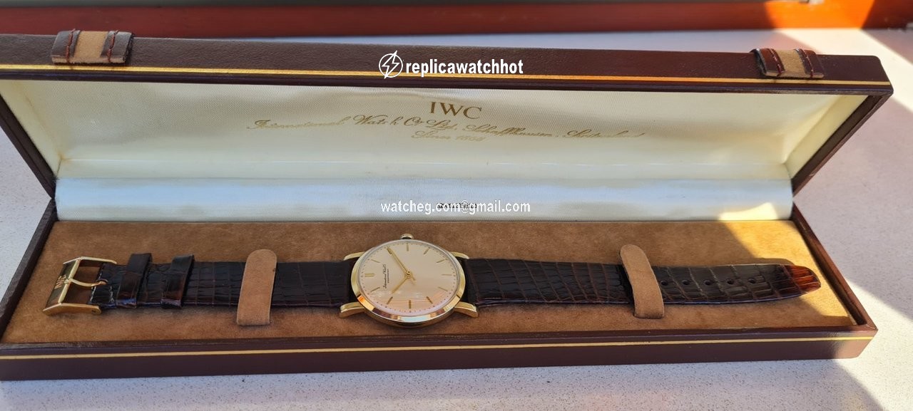 IWC Mens watch Unisex Manual winding Yellow gold Gold 3