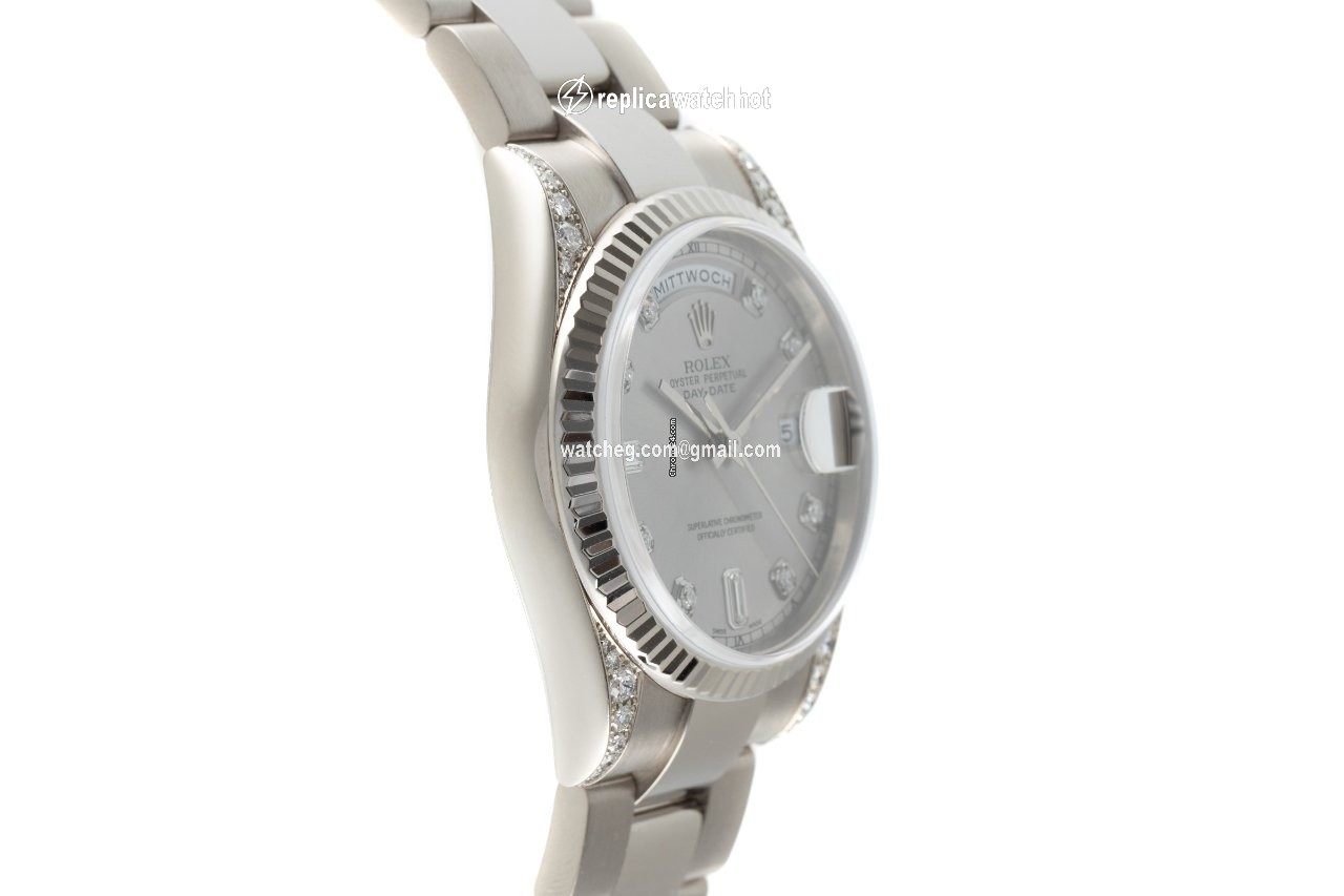Rolex Day-Date 36 Mens watch Unisex White gold Automatic 118339 3