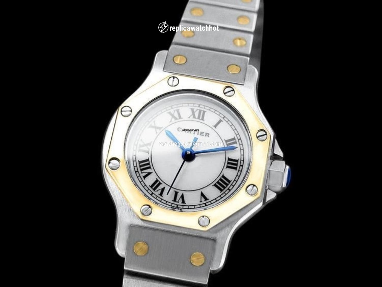 Cartier Mens watch Unisex Automatic Gold Steel 8437ST 3