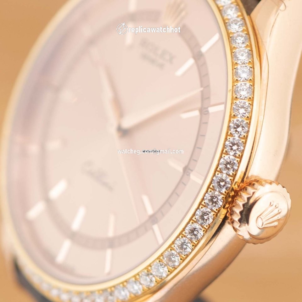 Rolex Cellini Time Mens watch Unisex Rose gold Automatic 50705RBR 3