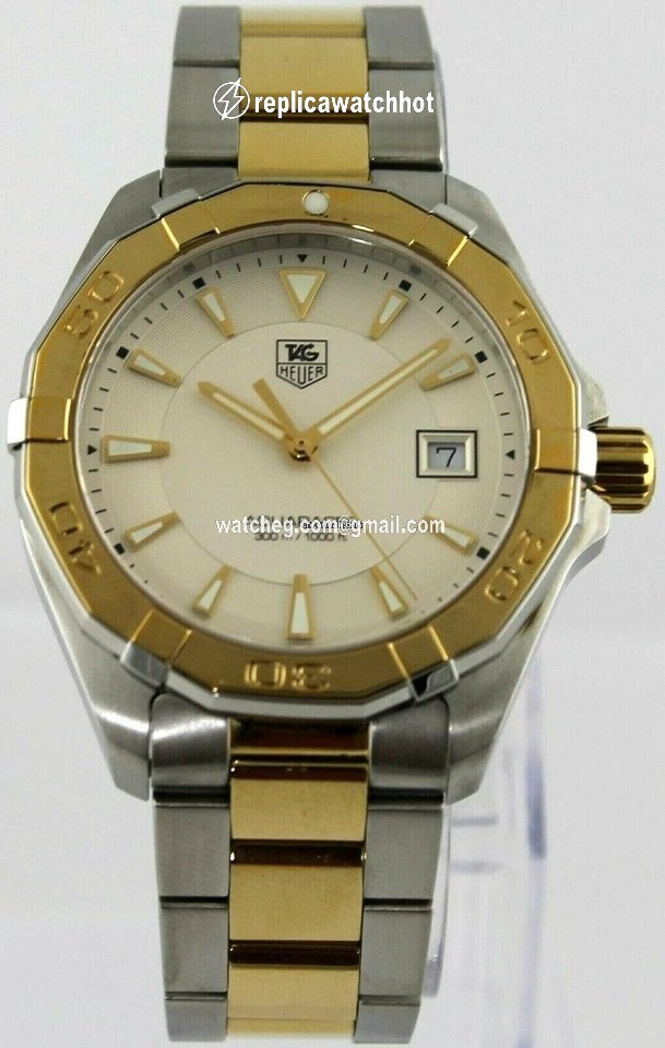 TAG Heuer Aquaracer Quartz Gold Steel WAY1120.BB0930 3
