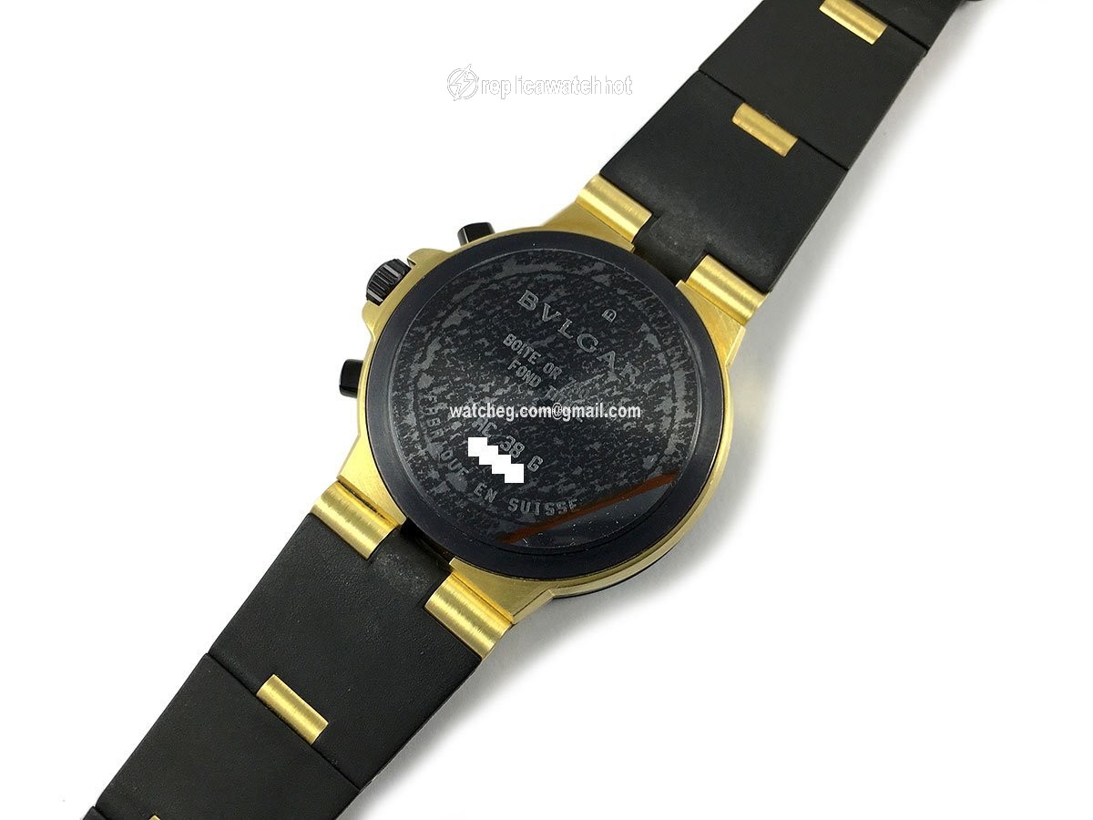 Bulgari Diagono Mens watch Unisex Automatic Yellow gold AC38G 3