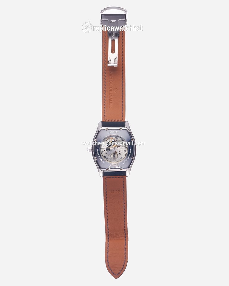 Cartier Tortue Mens watch Unisex Manual winding White gold 2688G 3
