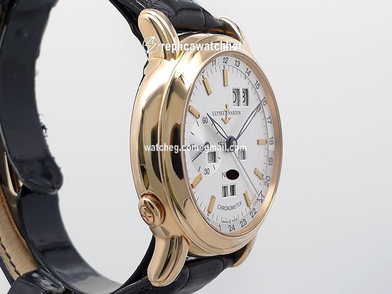 Ulysse Nardin GMT + - Perpetual Mens watch Unisex Automatic Rose gold 322-88 3