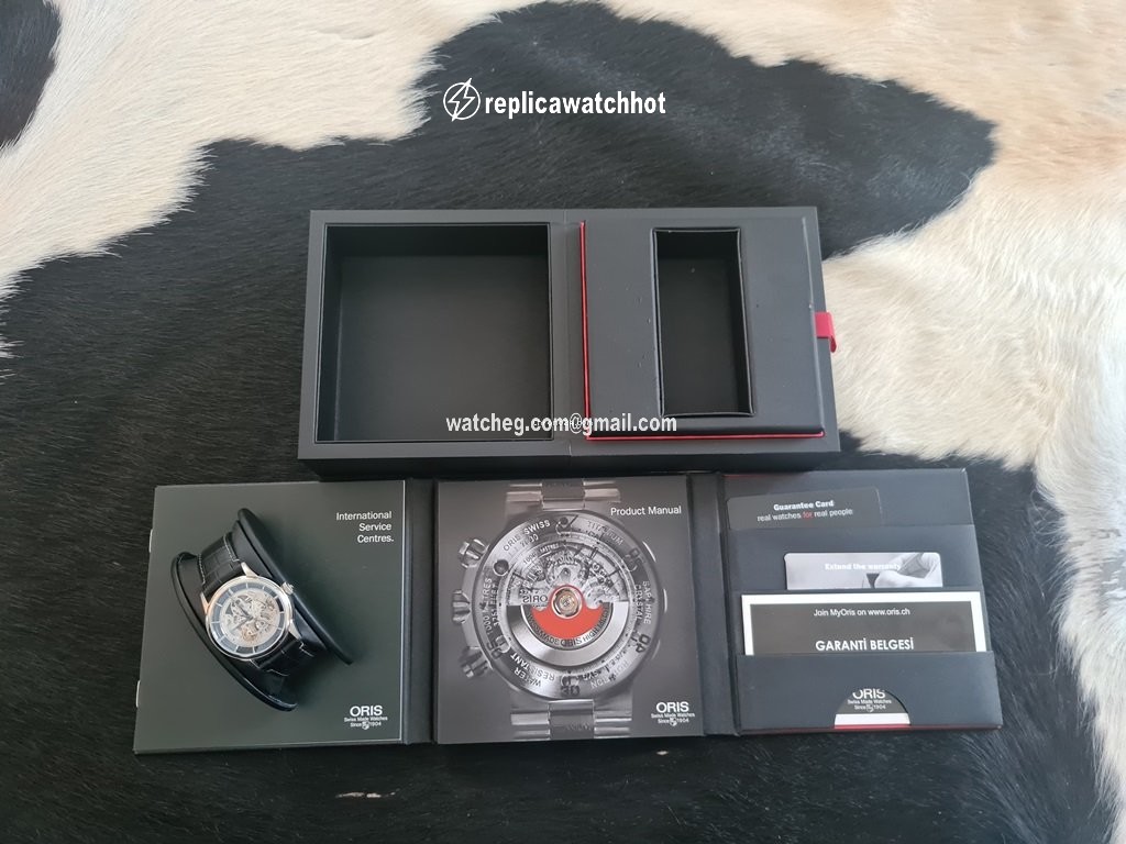 Oris Artelier Translucent Skeleton Mens watch Unisex Automatic Steel 01 734 7684 4051-07 1 21 73FC 3