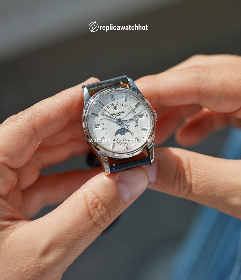 Patek Philippe Perpetual Calendar Mens watch Unisex Automatic White gold 5050G, Perpetual Calendar, White Gold 3