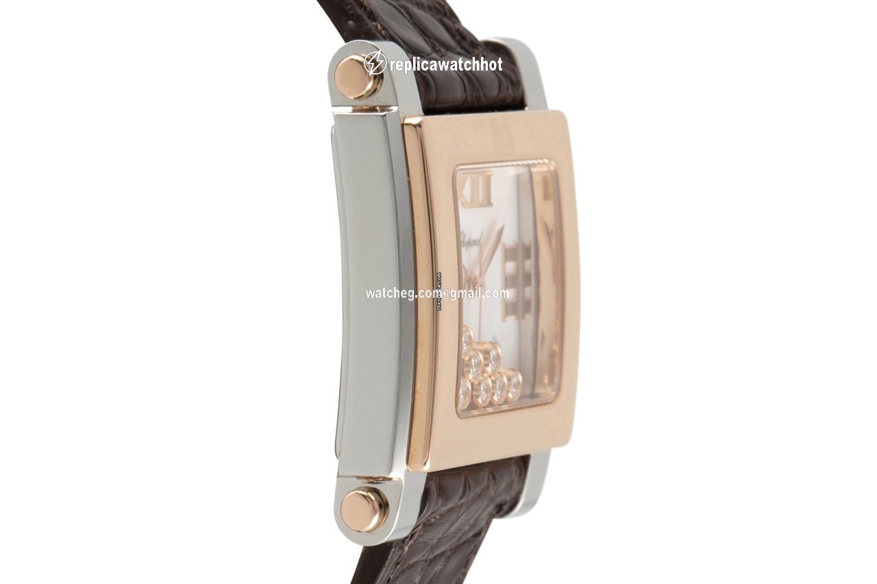 Chopard Happy Sport Womens watch Quartz Gold Steel 278497-9001 3