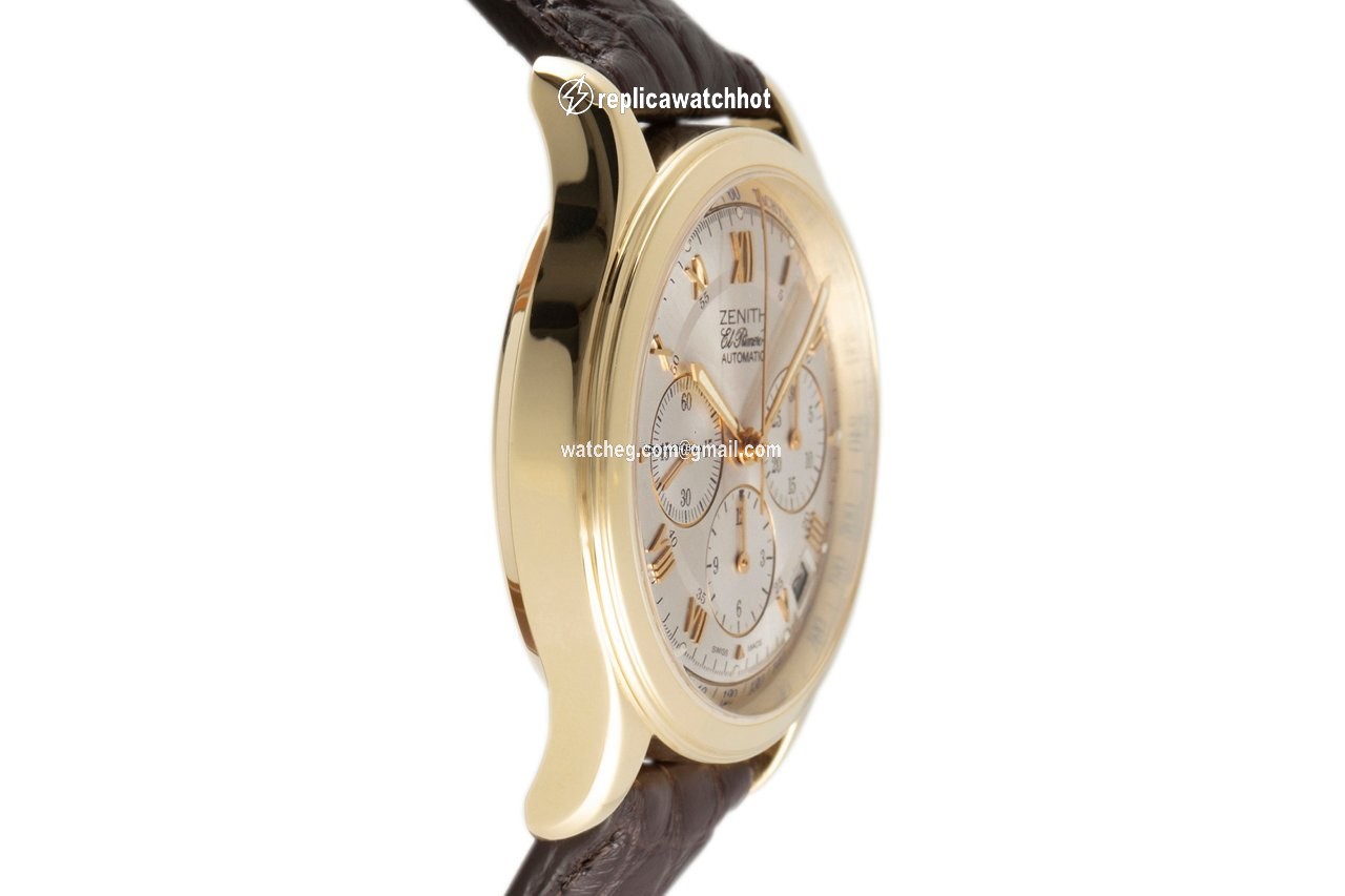 Zenith El Primero Chronograph Mens watch Unisex Automatic Yellow gold 30.0500.400 3