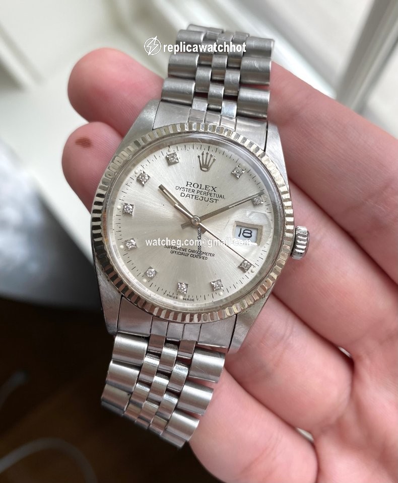 Rolex Datejust 36 Mens watch Unisex Steel Automatic Datejust 16014 3