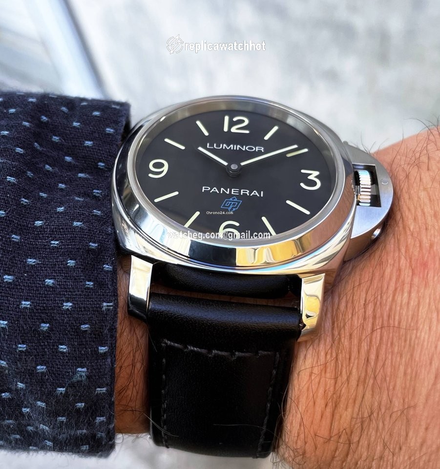 Panerai Luminor Base Logo Mens watch Unisex Manual winding Steel PAM 00774 3