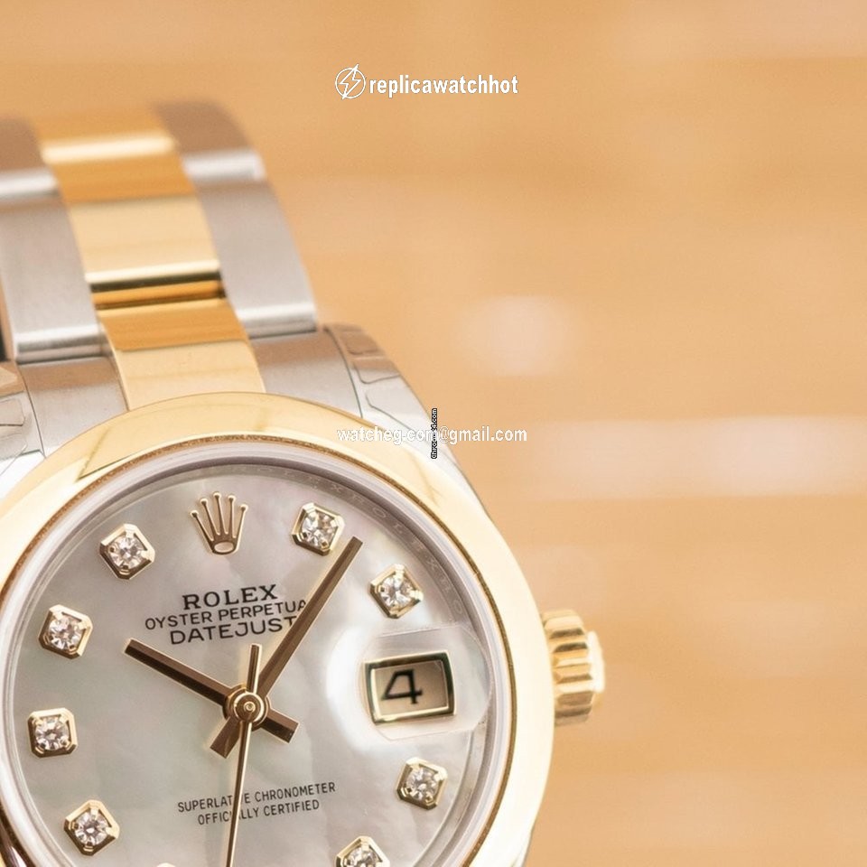 Rolex Lady-Datejust Womens watch Gold Steel Automatic 279163 3