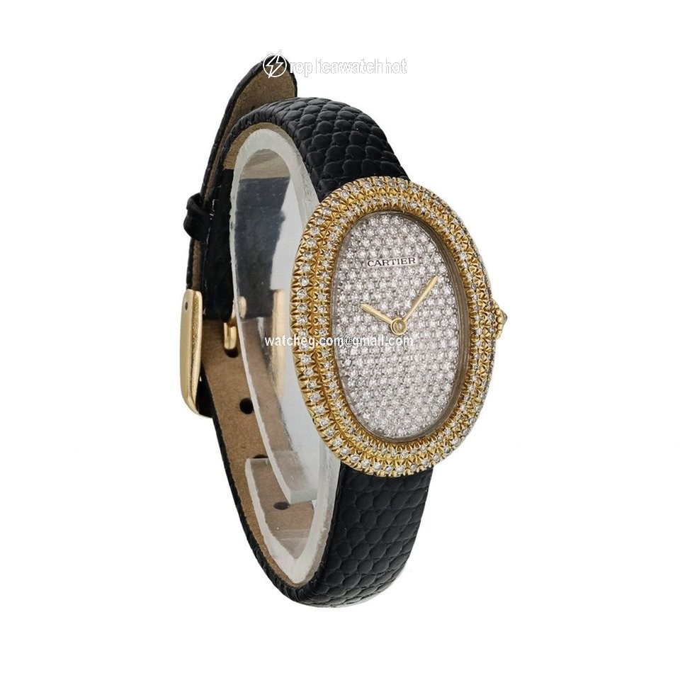Cartier Baignoire Womens watch Manual winding Yellow gold 7743 3