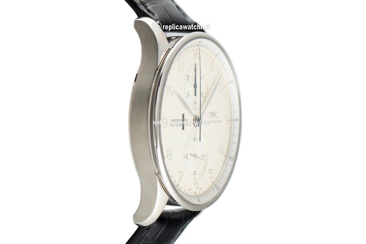 IWC Portuguese Chronograph Mens watch Unisex Automatic White gold 3714 3