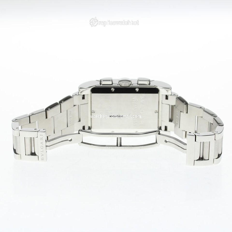 Bulgari Rettangolo Mens watch Unisex Quartz Steel RTC49S 3