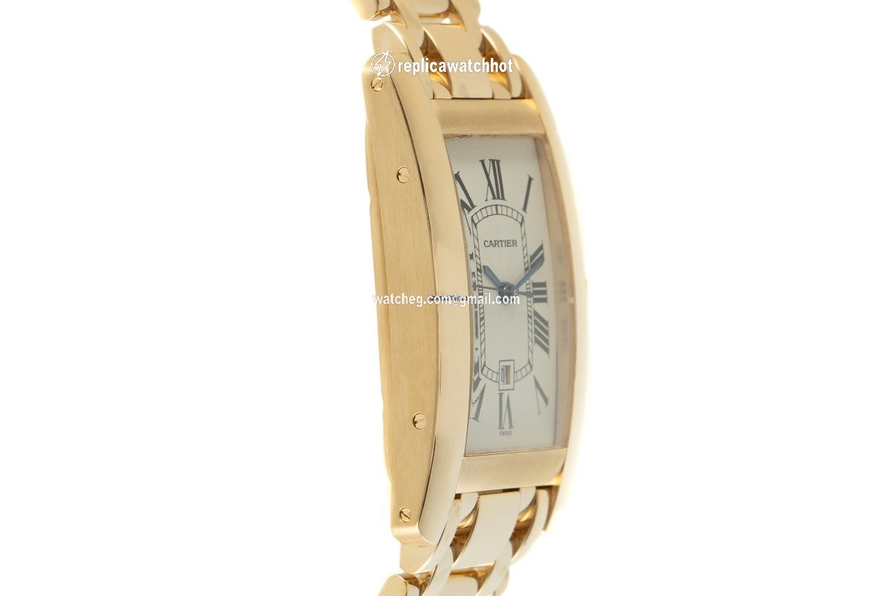 Cartier Tank Americaine Mens watch Unisex Automatic Yellow gold 1725 3