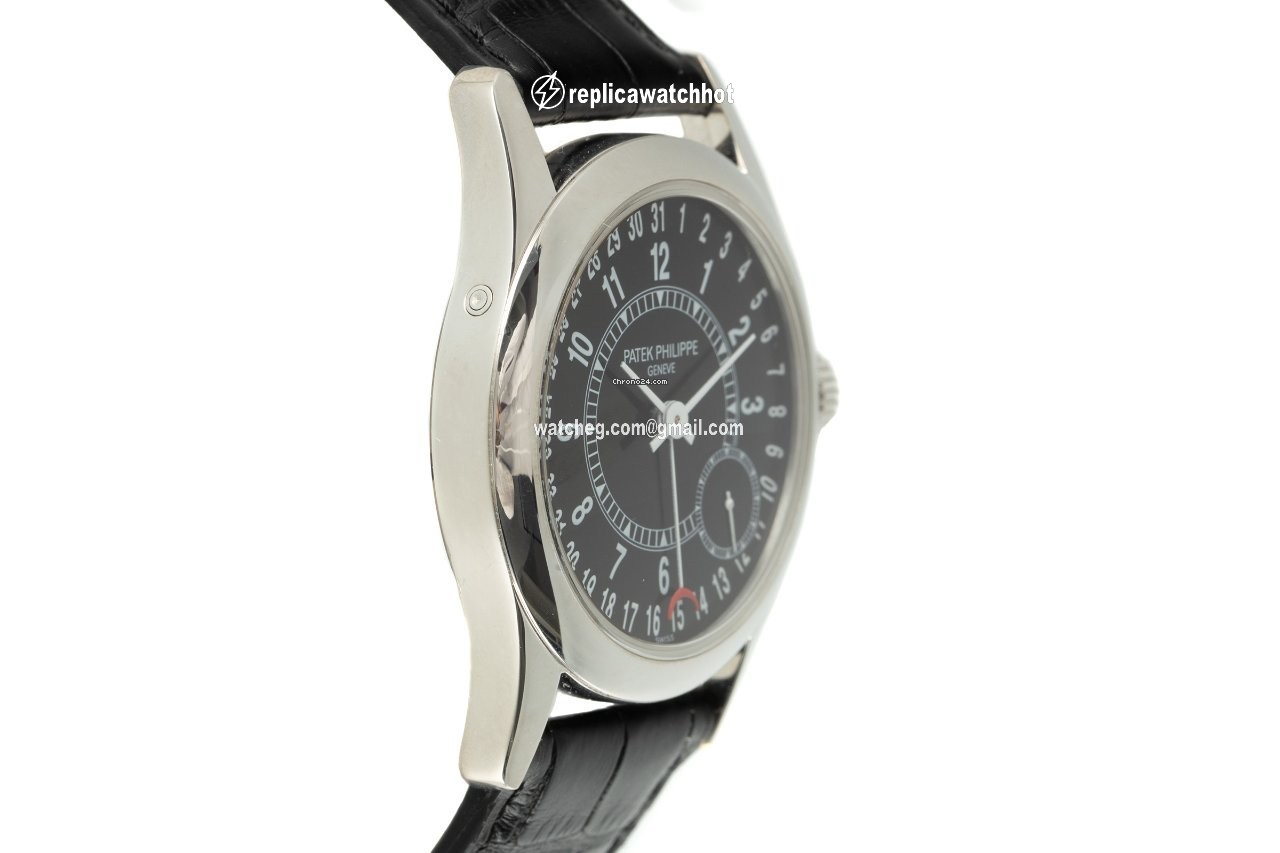 Patek Philippe Calatrava Mens watch Unisex Automatic White gold 6000 3