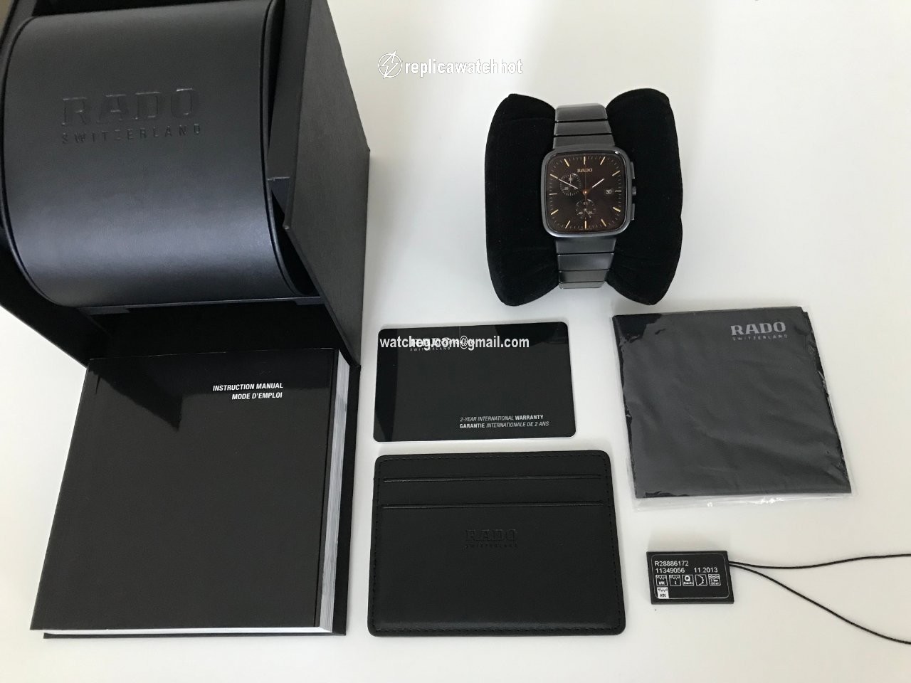 Rado r5.5 Mens watch Unisex Quartz Ceramic R28886172 3