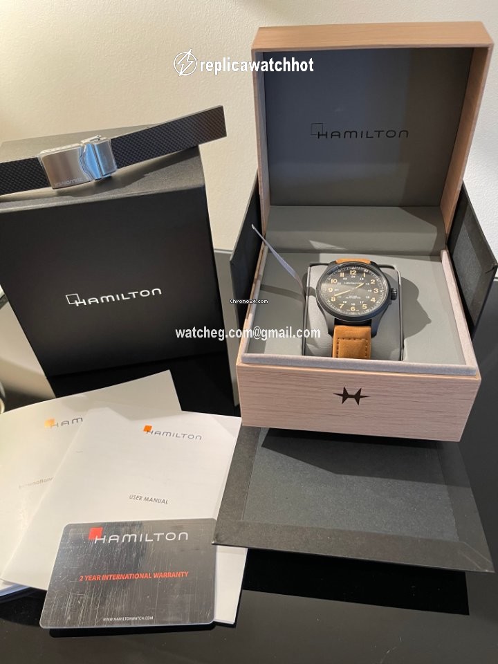 Hamilton Khaki Field Titanium Mens watch Unisex Automatic Titanium H70665533 3