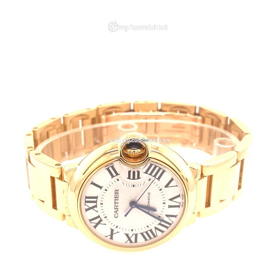Cartier Ballon Bleu 36mm Womens watch Automatic Yellow gold W69003Z2 3