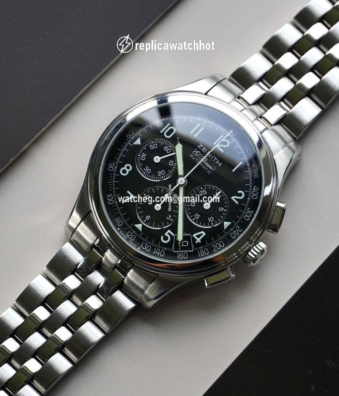 Zenith El Primero Chronograph Mens watch Unisex Automatic Steel 02.0501.400 24.M501 3