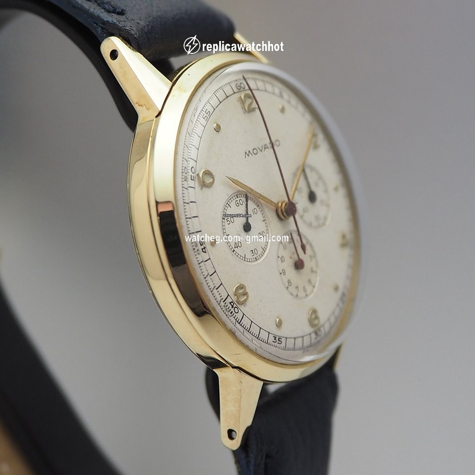 Movado Manual winding Yellow gold 49036 3