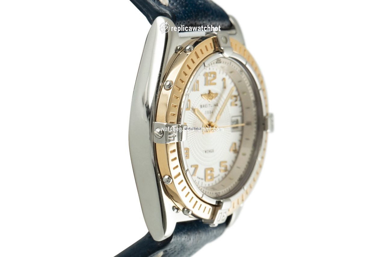 Breitling Wings Lady Womens watch Quartz Gold Steel D67050 3