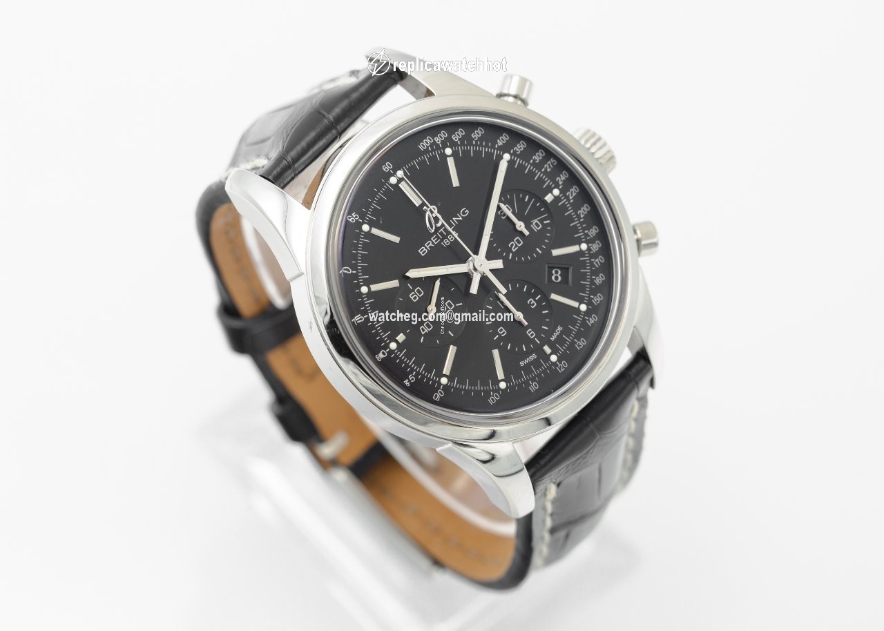 Breitling Transocean Chronograph Mens watch Unisex Automatic Steel AB015212 BA99 3