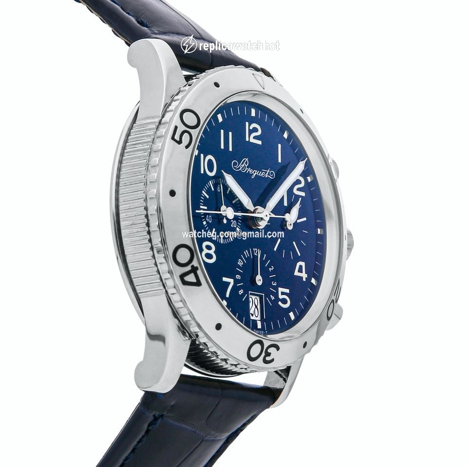 Breguet Type XX - XXI - XXII Mens watch Unisex Automatic White gold 3820BB P2 9W6 3