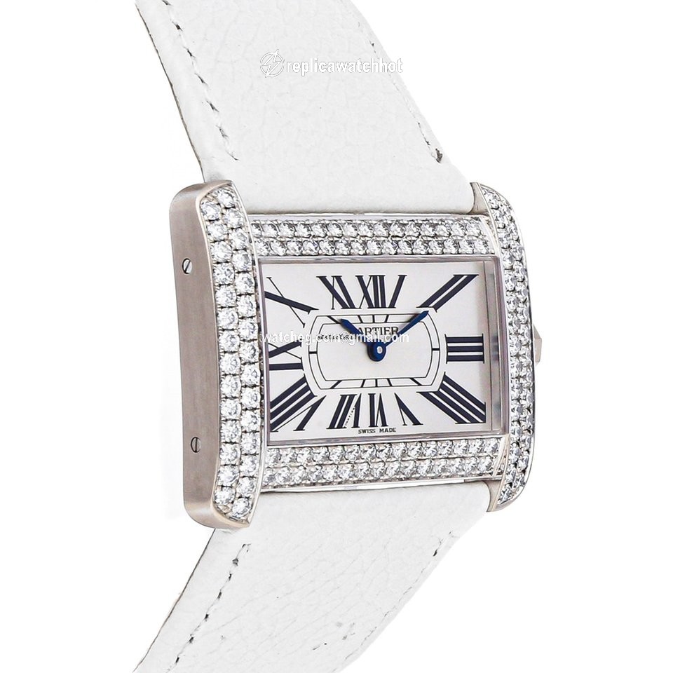 Cartier Tank Divan Womens watch Quartz White gold WA301356 3