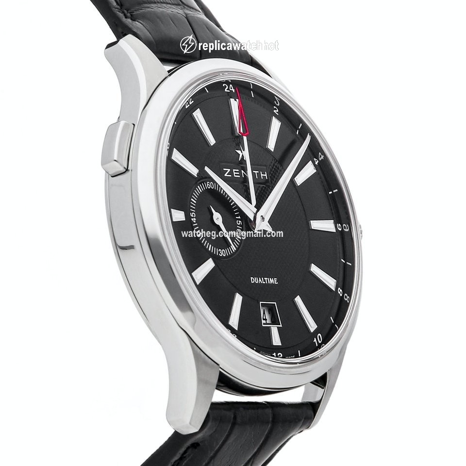 Zenith Elite Dual Time Mens watch Unisex Automatic Steel 03.2130.682 22.C493 3