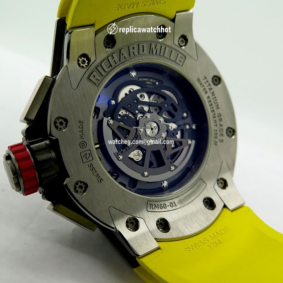 Richard Mille Mens watch Unisex Automatic Titanium RM060 3
