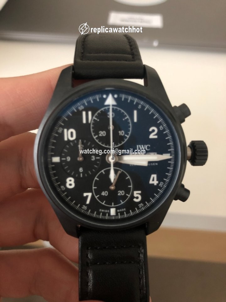 IWC Pilot Chronograph Mens watch Unisex Automatic Ceramic IW387905 3