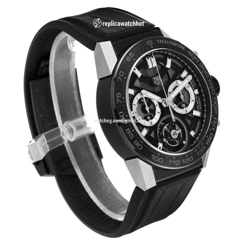 TAG Heuer Carrera Heuer-02T Mens watch Unisex Automatic Titanium CAR5A8Y.FC6377 3
