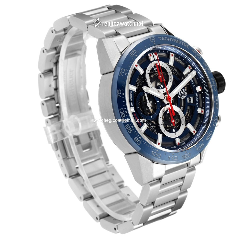 TAG Heuer Carrera Calibre HEUER 01 Mens watch Unisex Automatic Steel CAR201T.BA0766 3