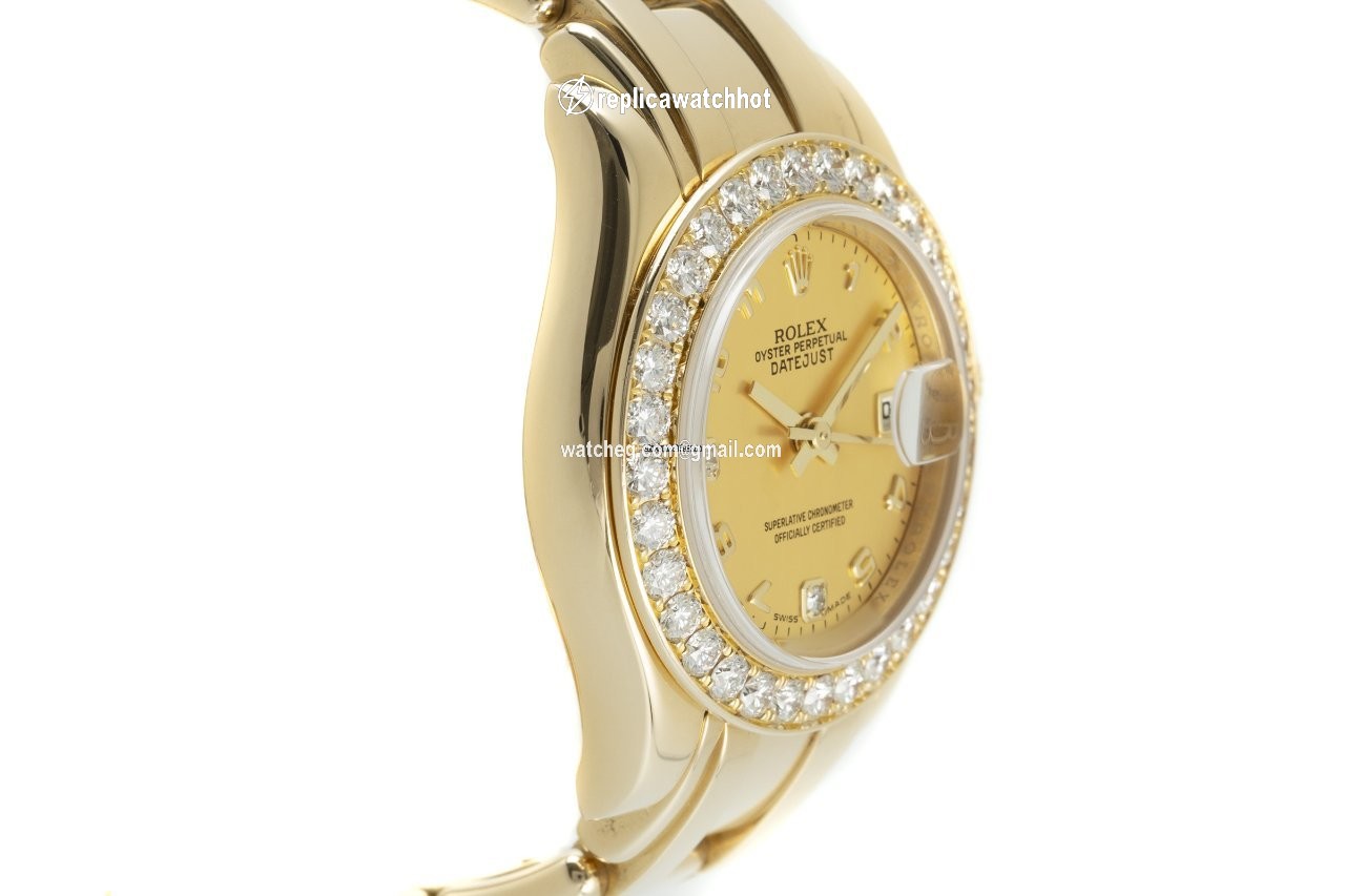 Rolex Lady-Datejust Pearlmaster Womens watch Yellow gold Automatic 80298 3