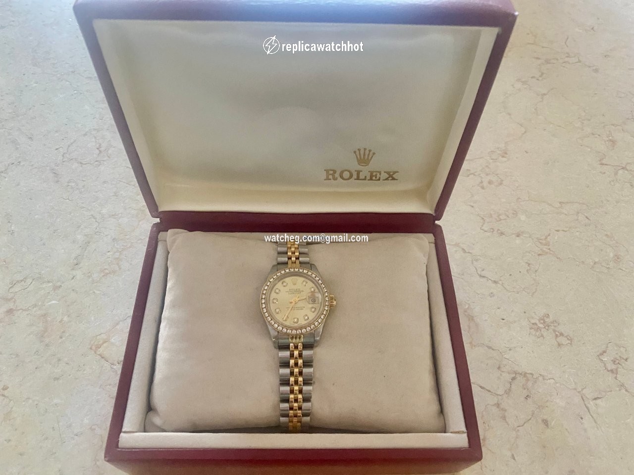 Rolex Lady-Datejust Womens watch Gold Steel Automatic 6917 - 69173 3