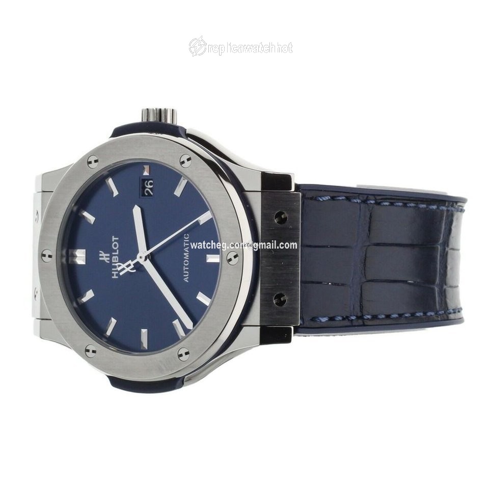 Hublot Classic Fusion Blue Mens watch Unisex Automatic Titanium 511.NX.7170.LR 3