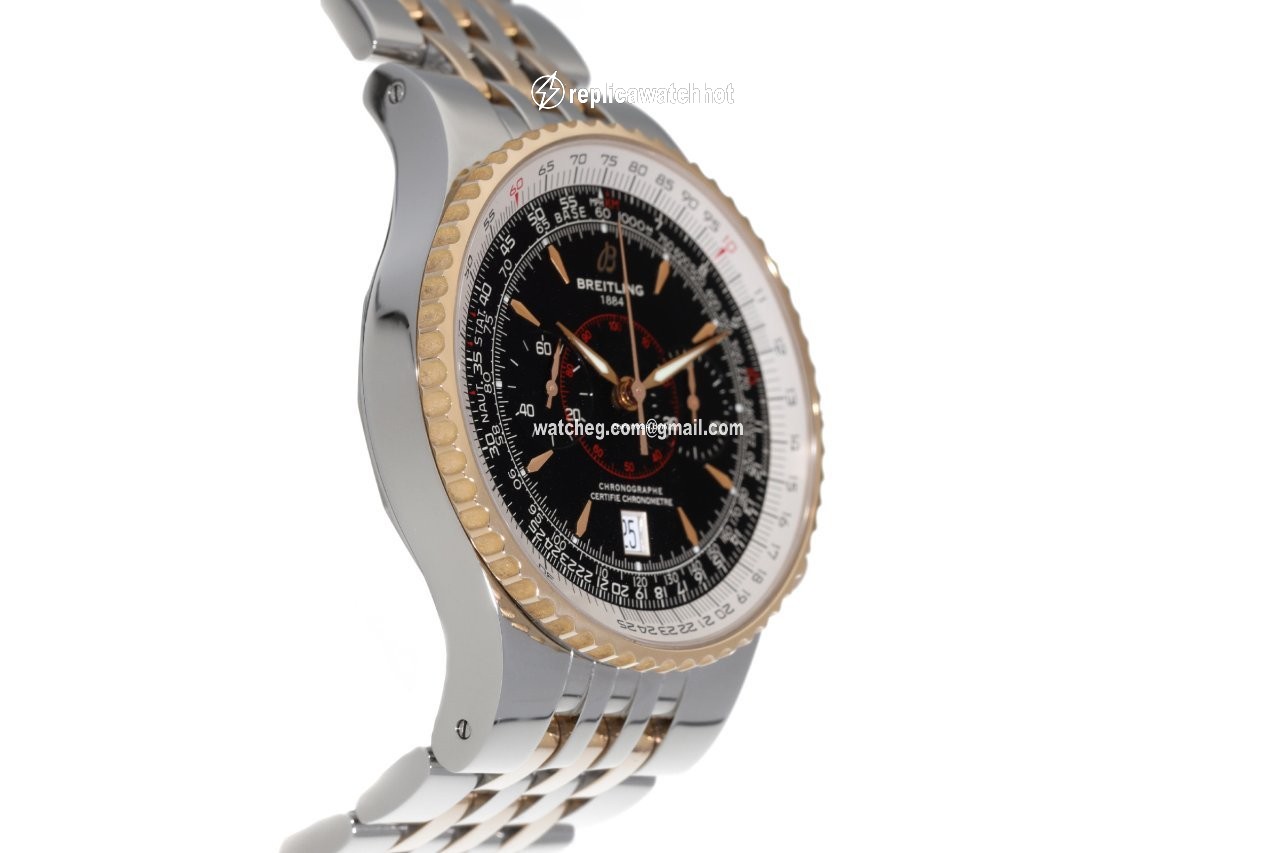 Breitling Montbrillant Legende Mens watch Unisex Automatic Gold Steel C23340 3