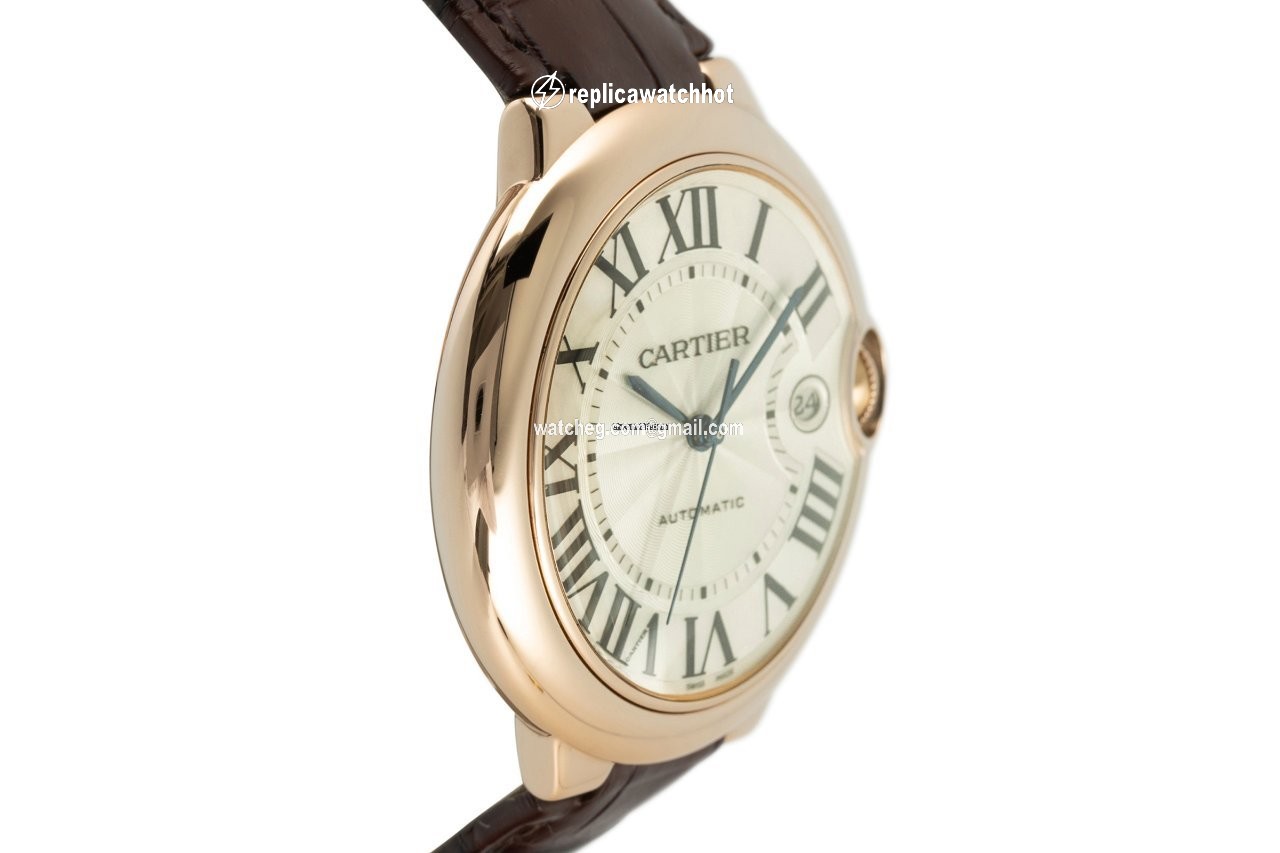 Cartier Ballon Bleu 42mm Mens watch Unisex Automatic Red gold W6900651 3