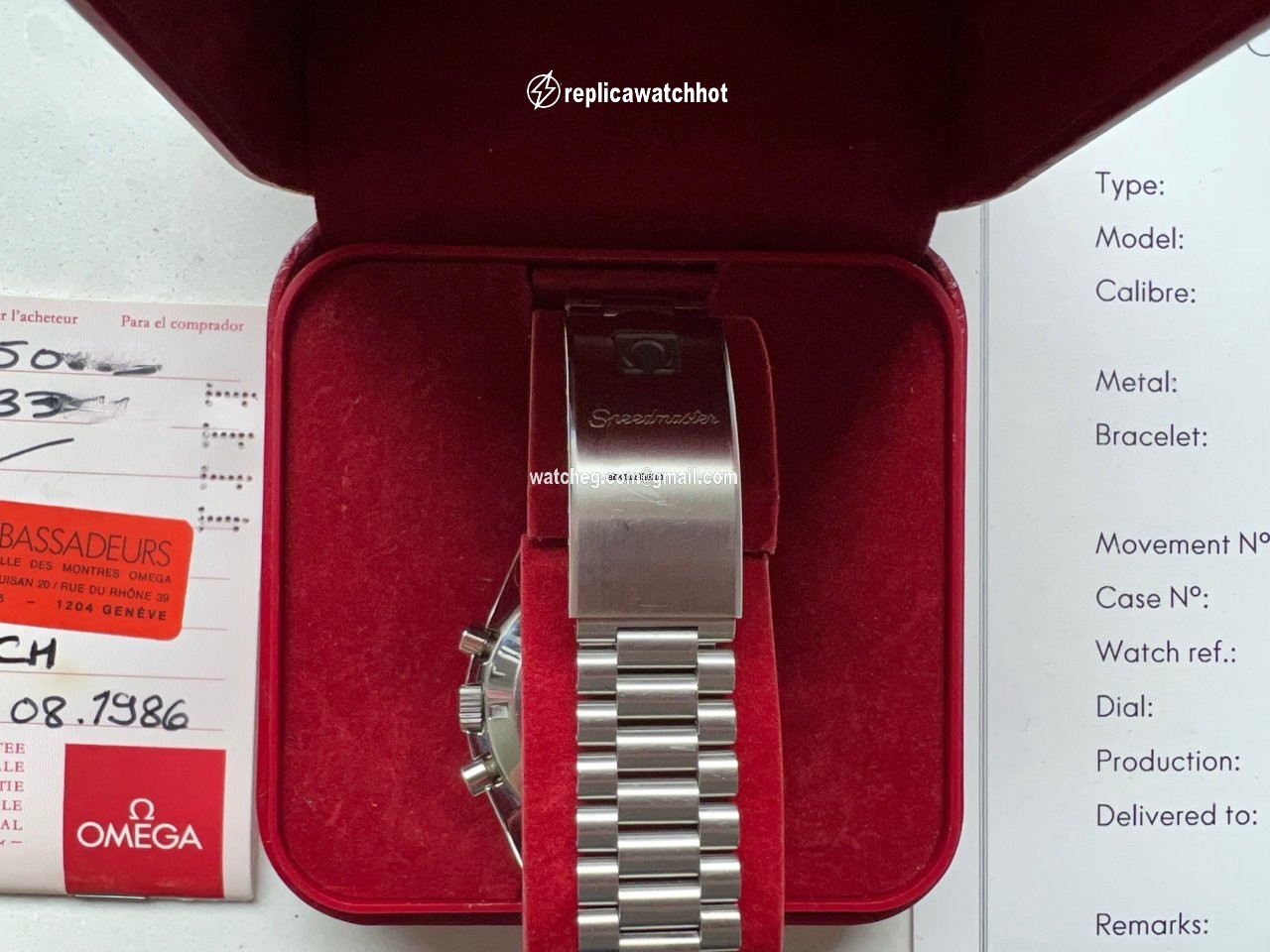 Omega Speedmaster Professional Moonwatch Moonphase Mens watch Unisex Manual winding Steel 345.0809 3