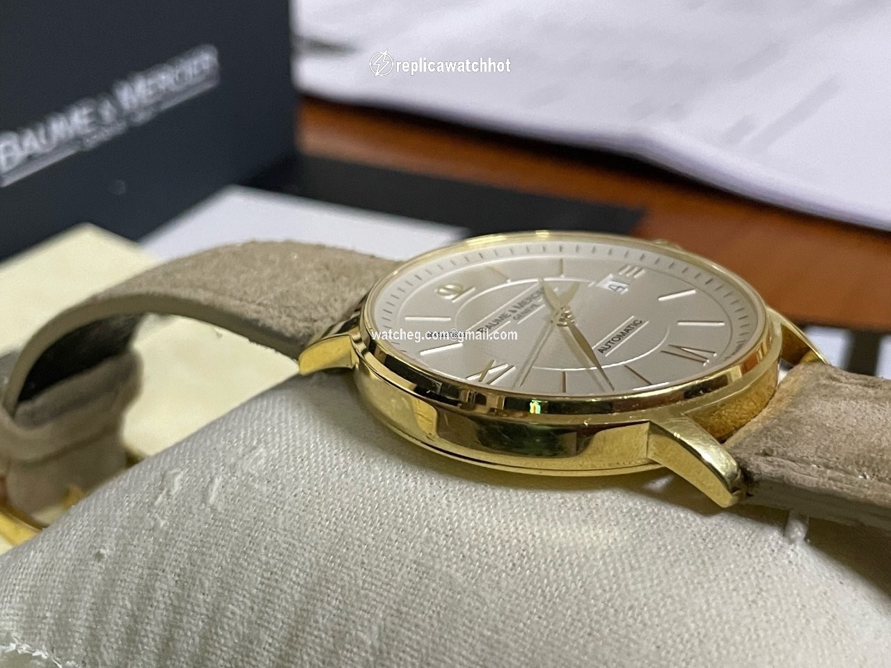 Baume & Mercier Classima Mens watch Unisex Automatic Yellow gold MOA08787 3