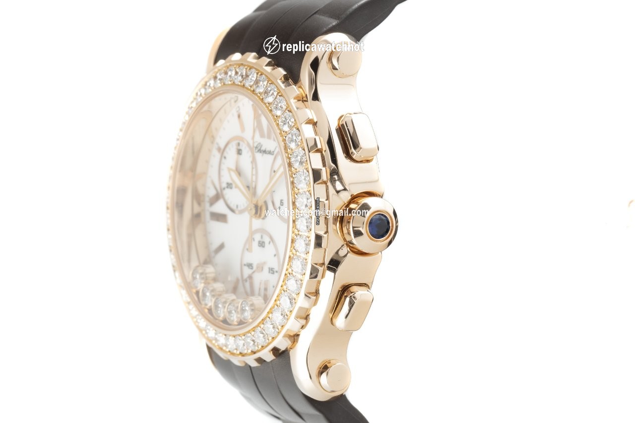 Chopard Happy Sport Womens watch Quartz Red gold 283583-5001 3