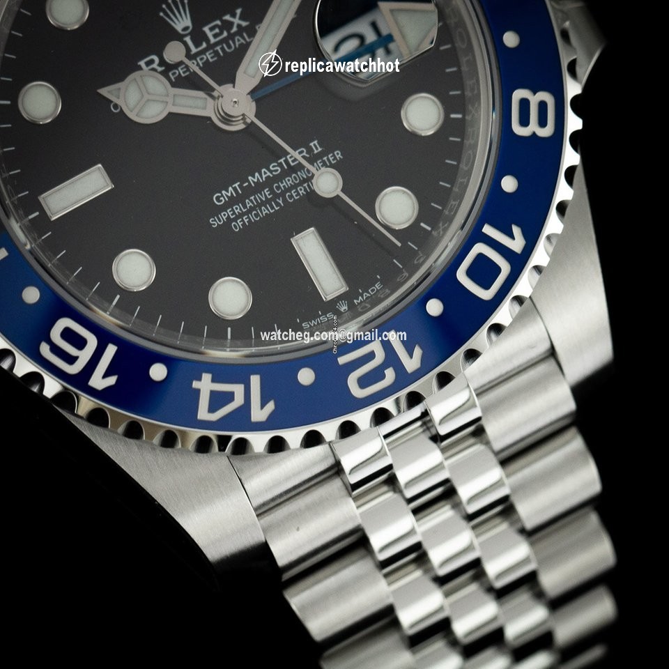 Rolex GMT-Master II Mens watch Unisex Steel Automatic 126710BLNR 3