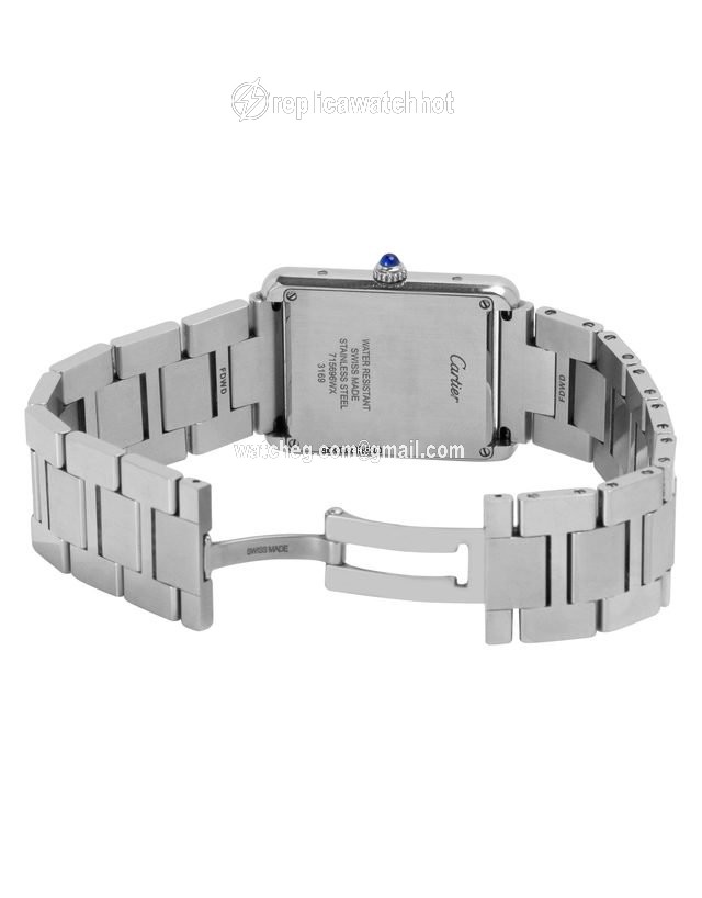Cartier Tank Solo Mens watch Unisex Quartz Steel W5200014 3169 3