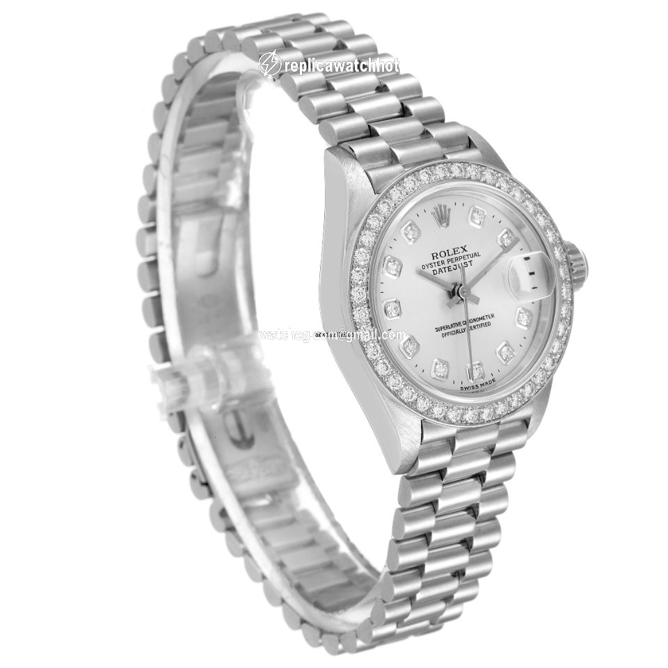 Rolex Lady-Datejust Womens watch Platinum Automatic 69136 3