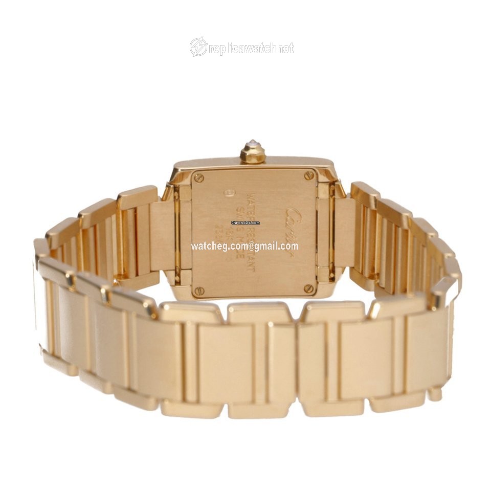 Cartier Tank Francaise Womens watch Quartz Yellow gold 2364 3
