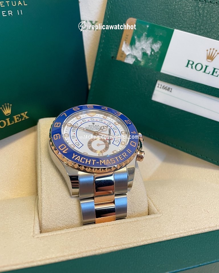 Rolex Yacht-Master II Mens watch Unisex Gold Steel Automatic 116681-0002 3