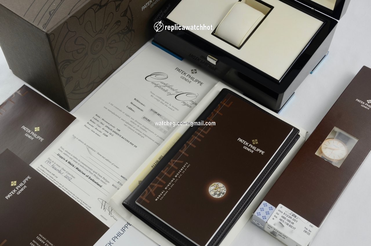 Patek Philippe Calatrava Mens watch Unisex Manual winding Rose gold 5123R-001 3