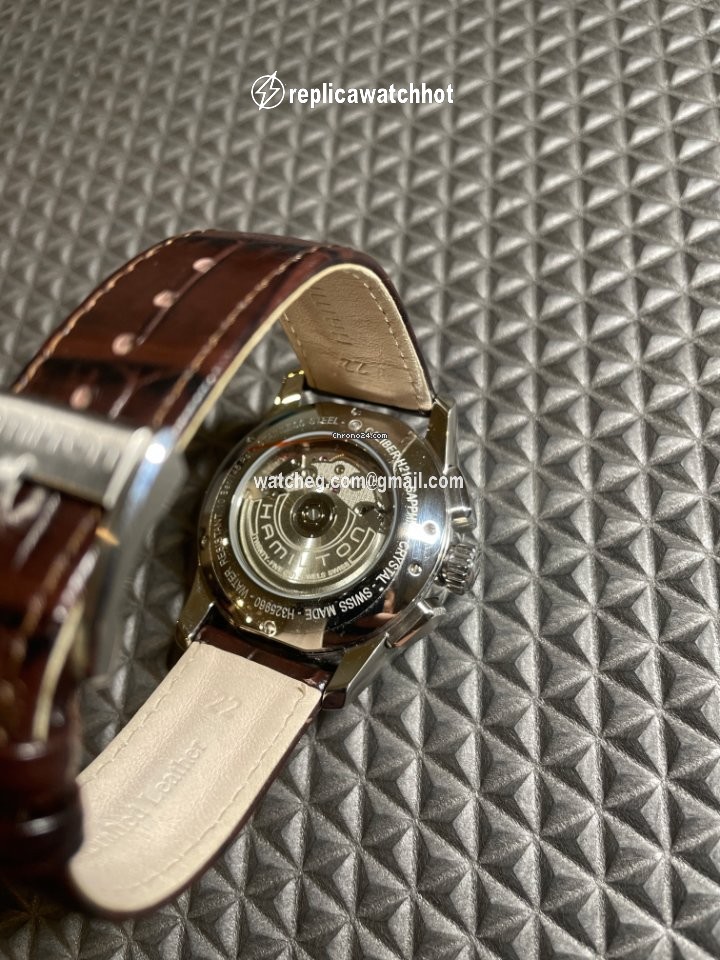 Hamilton Jazzmaster Auto Chrono Mens watch Unisex Automatic Steel H32596551 3