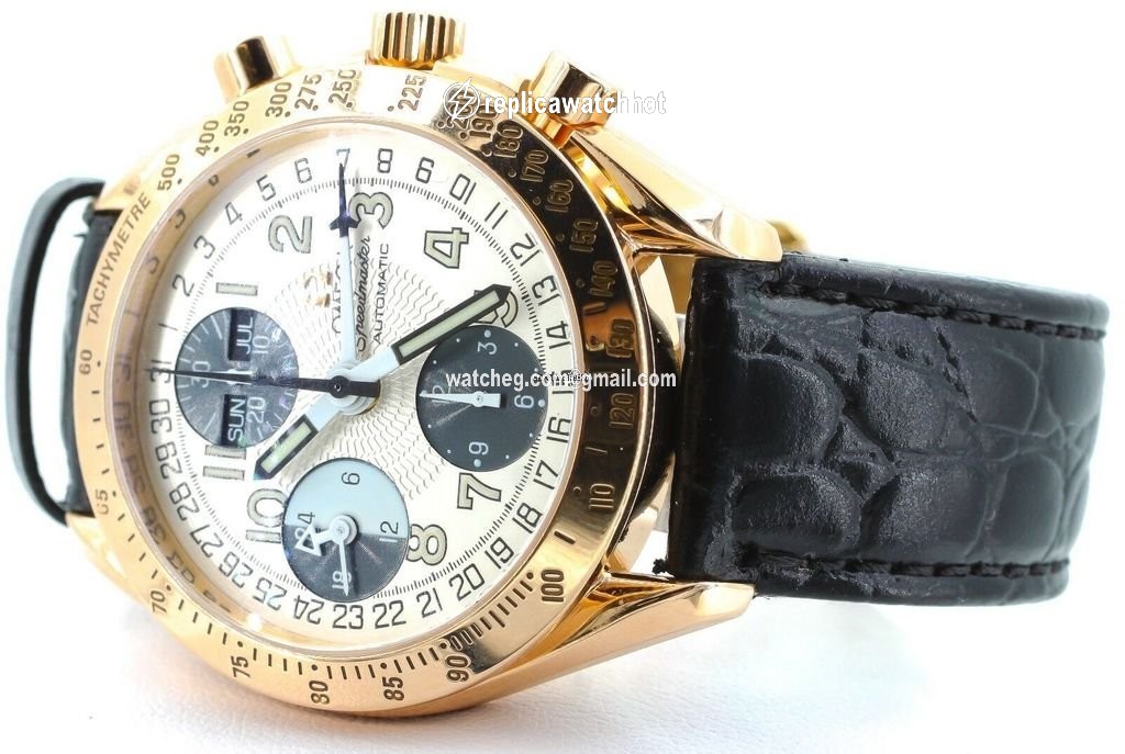 Omega Speedmaster Day Date Mens watch Unisex Automatic Rose gold 3623.33.01 3
